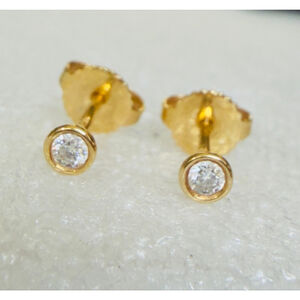 Tiffany & Co. Peretti Diamonds by the Yard® Earrings in 18k Yellow Gold 0.10 Ct